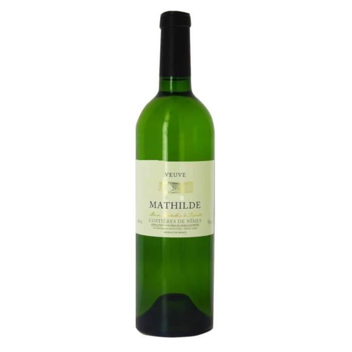 Cave de Pazac Veuve Mathilde 2017 Costières de Nîmes - Vin blanc du Languedoc-Roussillon