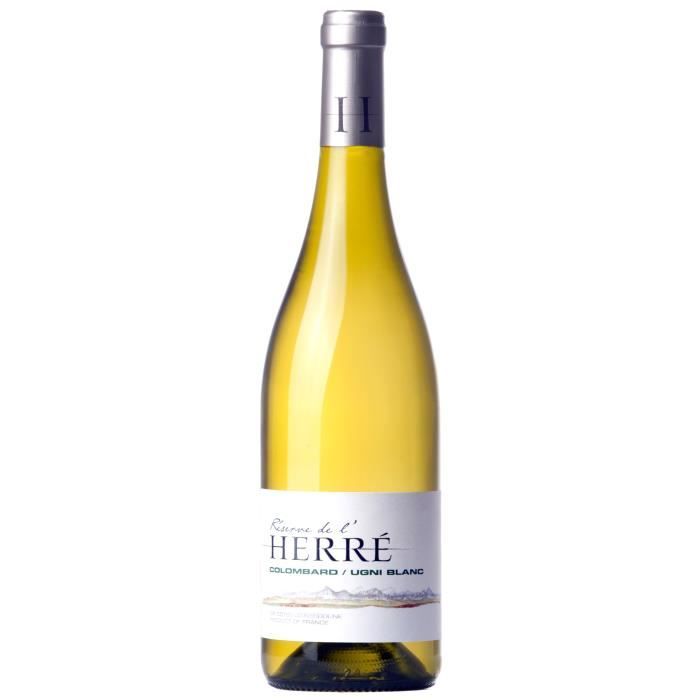 Réserve de l'Herre Colombard Ugni Côtes de Gascogne 2020 - Vin blanc du Sud-Ouest