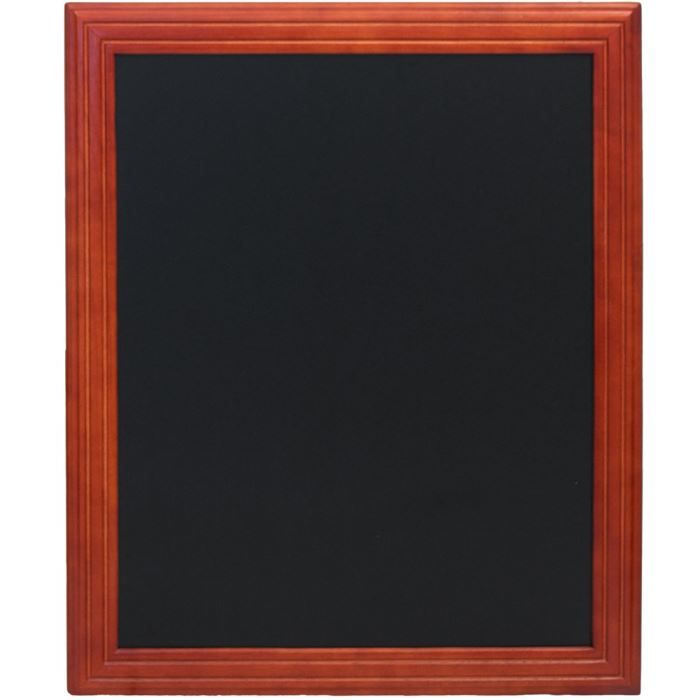 Ardoise murale, 50 x 60 cm, couleur acajou
