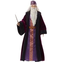 Harry Potter - Poupée Professeur Dumbledore avec Tenue de Poudlard et Baguette - Poupée Figurine - Dès 6 ans