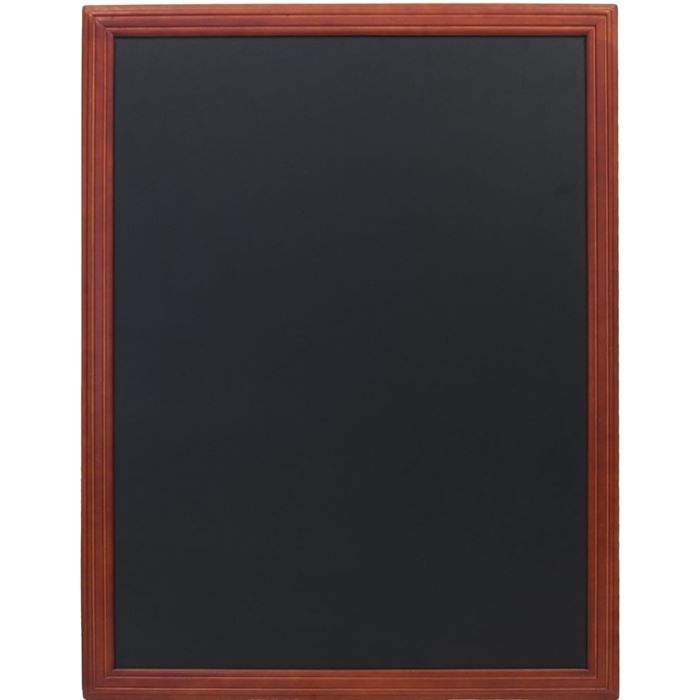 Ardoise murale, 70 x 90 cm, couleur acajou