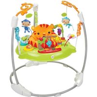 Trotteur - Fisher-Price - Jumperoo Jungle Sons et Lumières - Evolutif - Effets sonores - Vert