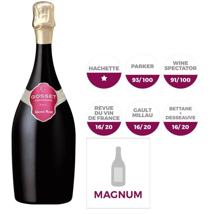 Champagne Gosset Grand Rosé - Magnum 1,5L