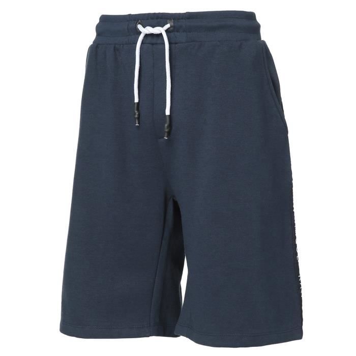 KANGOL Short Molleton Troy Marine Chiné Homme