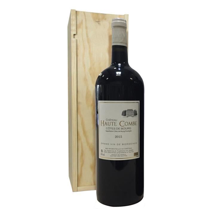 Château Haute Combe 2015 AOC Côtes de Bourg - Vin de Bordeaux - Rouge - 1,5L