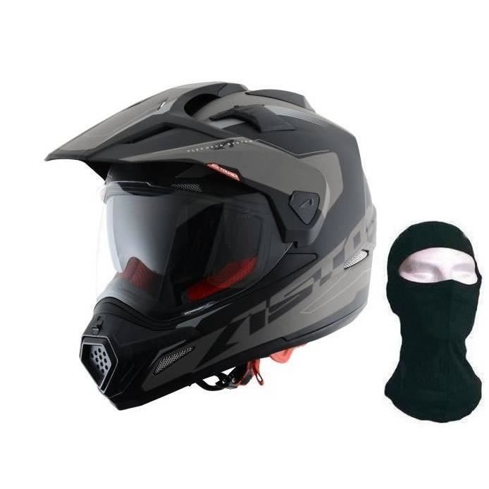 ASTONE Casque Crosstourer Noir Mat + Cagoule