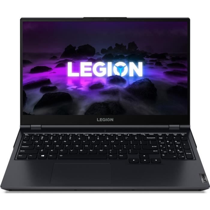 Lenovo Legion 5 15ACH6H 82JU - Ryzen 5 5600H 3.3 GHz 16 GB RAM 512 GB SSD Blue AZERTY