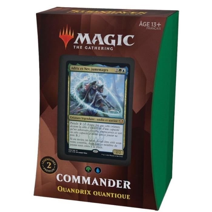 Magic The Gathering - Commander Strixhaven - Deck de 100 Cartes prêt-à-Jouer (Version Française - Modèle aléatoire)