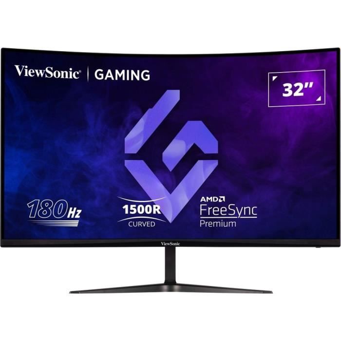 Ecran PC Gamer Incurvé - VIEWSONIC VX3218 - PC - MHD - 32
