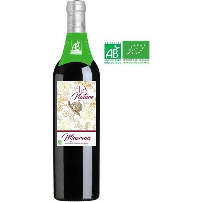 Jean d'Alibert Nature Bio 2017 Minervois et La Livinière - Vin Rouge du Languedoc-Roussillon