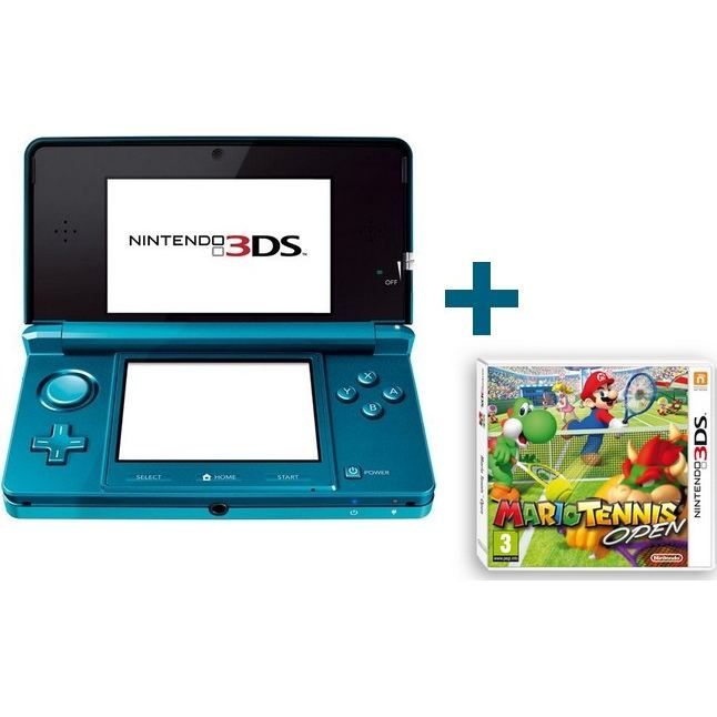 3ds Bleue Lagon + Mario Tennis Open