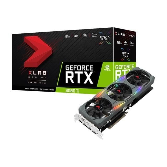 Carte graphique - PNY - GeForce RTX 3080 Ti 12GB XLR8 Gaming UPRISING Edition (VCG3080T12TFXMPB)