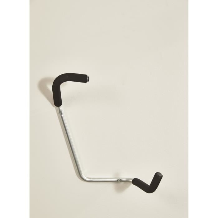 MOTTEZ Range trottinette mural - M057VMUR - Gris et noir