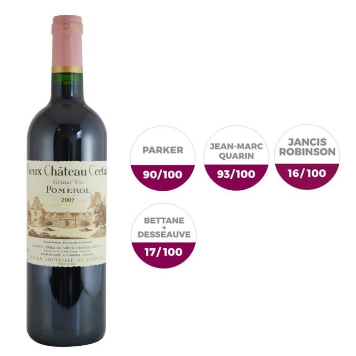 Vieux Château Certan 2007 Pomerol Grand Cru Classé - Vin rouge de Bordeaux