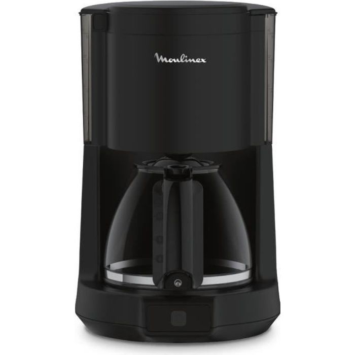 MOULINEX FG272N10 Cafetière filtre noire mate 10/15 tasses