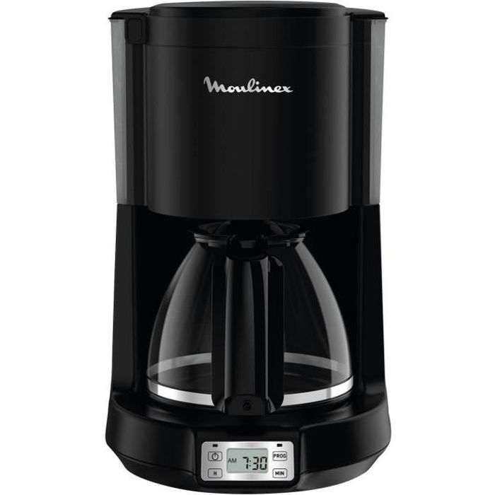 MOULINEX FG273N10 Cafetière Programmable Noir mat