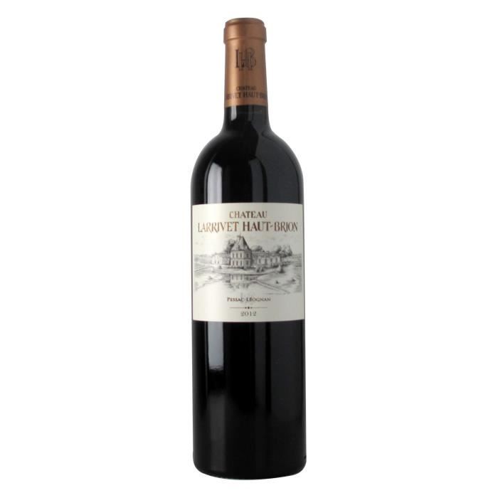 Château Larrivet Haut Brion 2012 Pessac Léognan - Vin rouge de Bordeaux