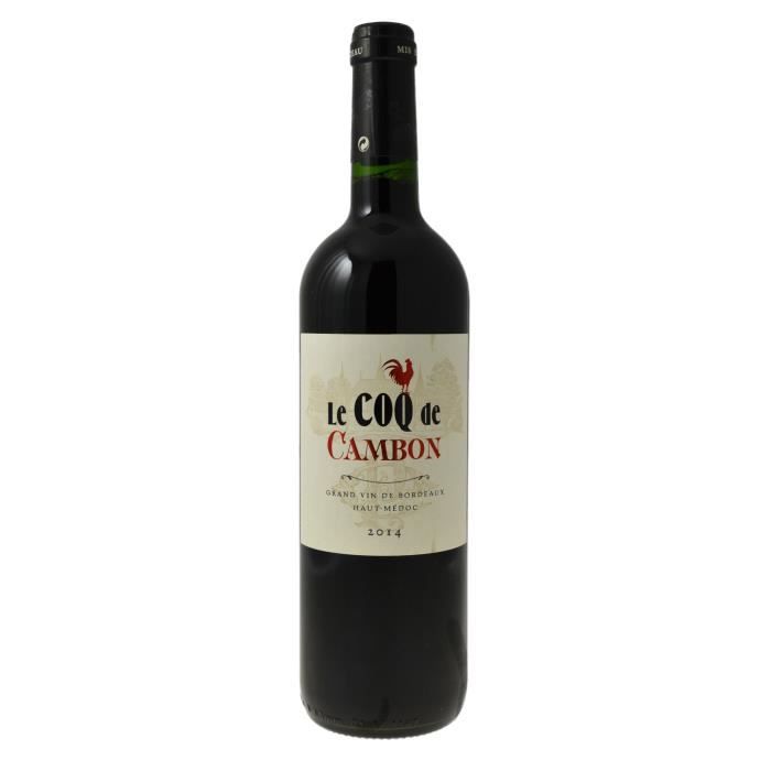 Le Coq de Cambon 2014- Haut Médoc - Vin Rouge de Bordeaux
