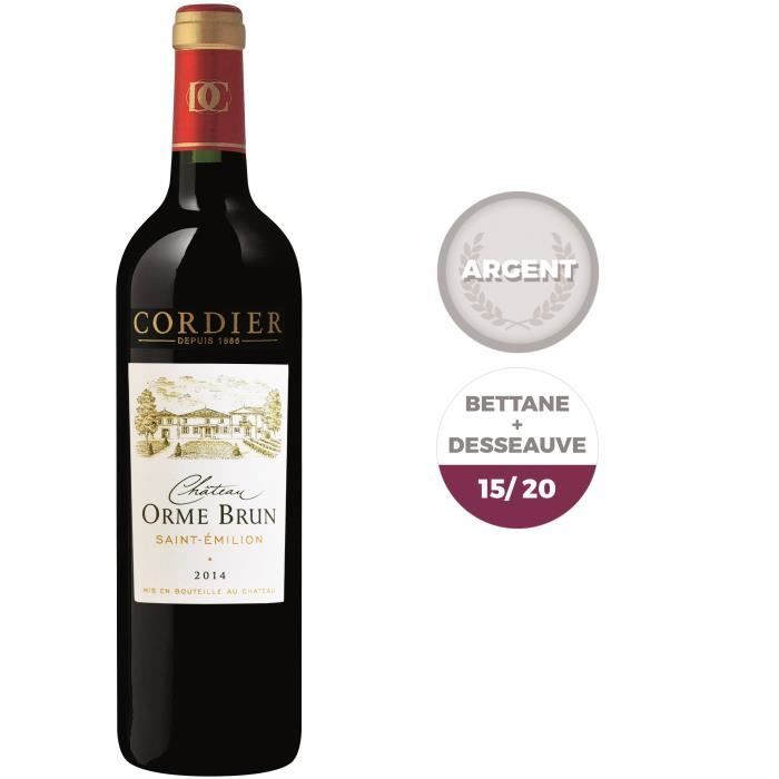 Château Orme Brun 2014 Saint Emilion - Vin rouge de Bordeaux