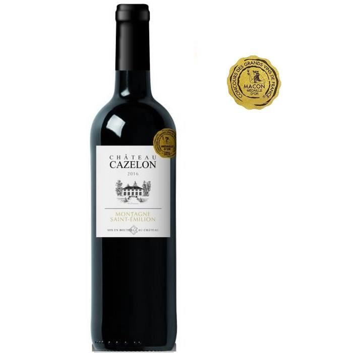 Château Cazelon 2016 Montagne Saint-Emilion - Vin Rouge du Bordelais