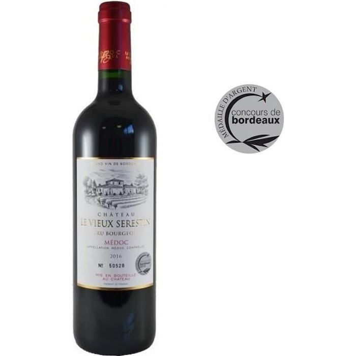 Château Le Vieux Sérestin 2016 Médoc Cru Bourgeois - Vin rouge de Bordeaux