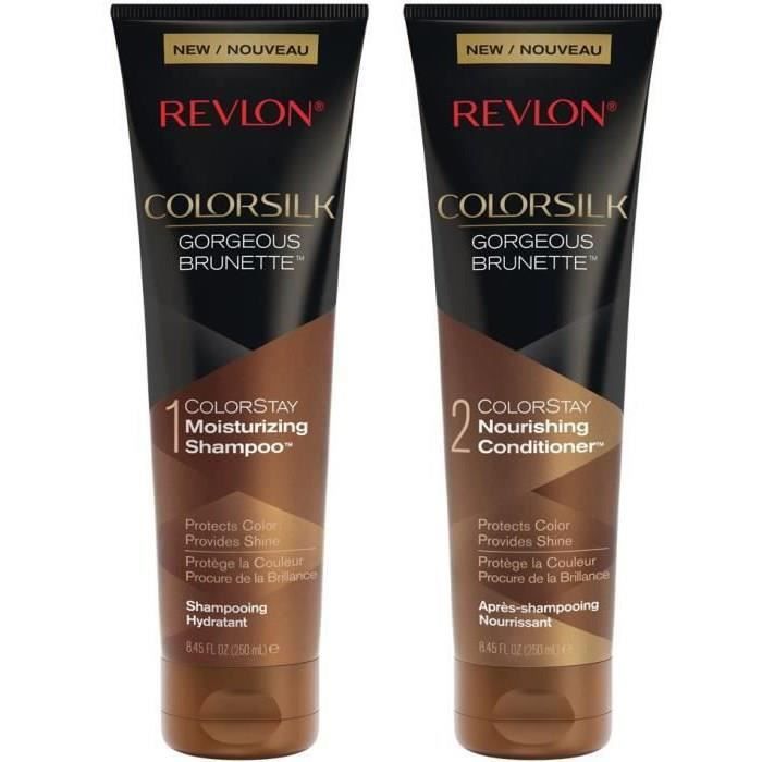 REVLON Duo Cheveux Châtains : Shampoing + Après-shampoing