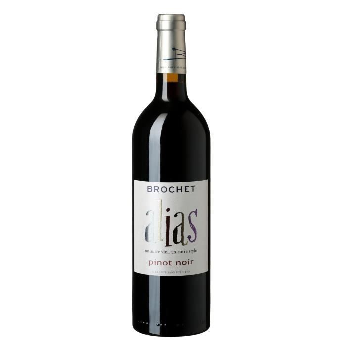 Alias Pinot Noir 2018 Val de Loire - Vin rouge de la Vallée de la Loire - Bio