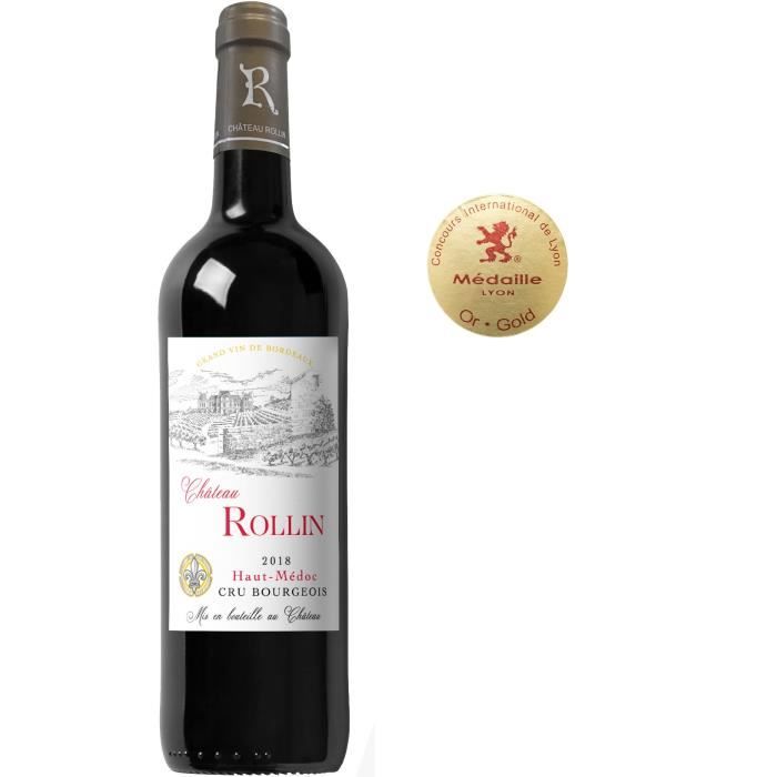Château Rollin 2018 Haut-Médoc Cru Bourgeois - Vin rouge de Bordeaux