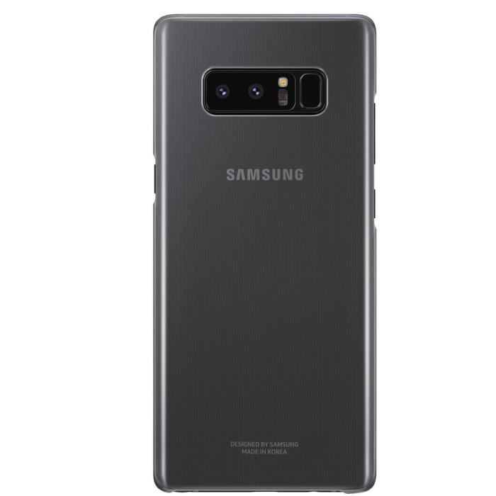 Samsung Coque transparente ultra fine Note8 - Noir