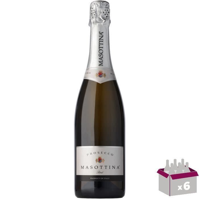 Massotina Prosecco Brut Treviso - Vin blanc d'Italie x6