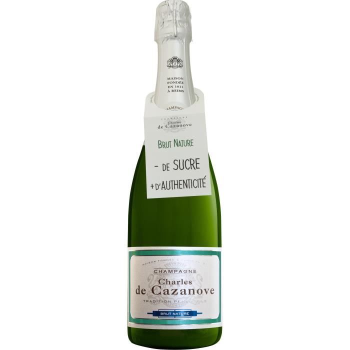 Champagne Charles de Cazanove Brut Nature - 75 cl