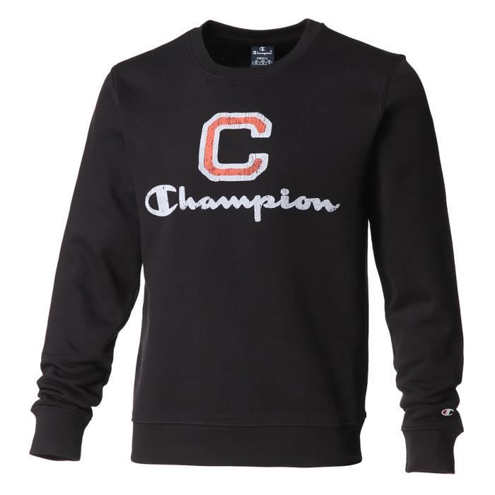 CHAMPION Sweat col rond Sweat col rond - Homme - Noir