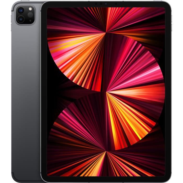 Apple - iPad Pro (2021) - 11'' - WiFi + Cellulaire - 256 Go - Gris Sidéral