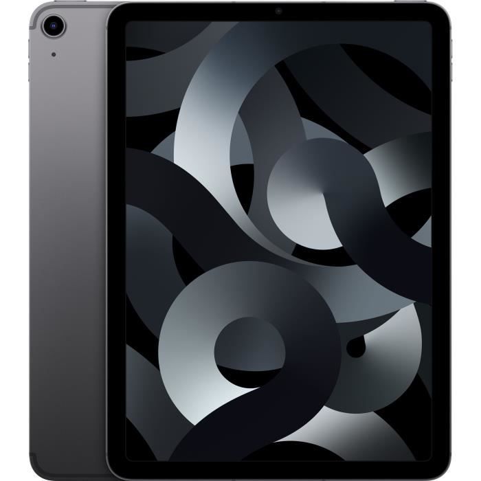 Apple - iPad Air (2022) - 10,9" - WiFi + Cellulaire - 64 Go - Gris Sidéral