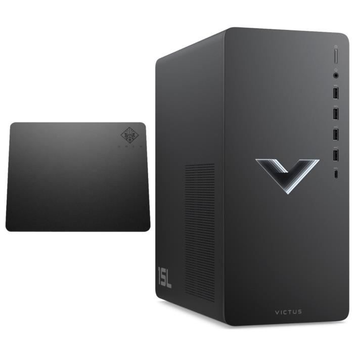 PC Victus by HP 15L Gaming TG02-0249nf - Ryzen 5-5600G - RAM 8Go - 512 Go SSD - Radeon RX 6400 4Go - Win 11 + Tapis de souris OMEN
