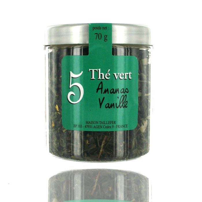 MAISON TAILLEFER Thé vert Ananas & Vanille 60g