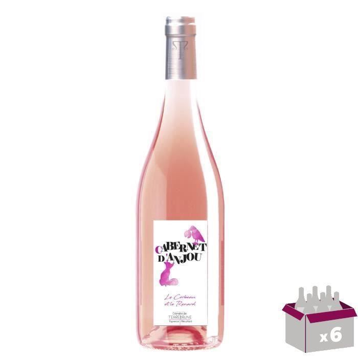 Domaine de Terrebrune 2020 Cabernet et Rosé d'Anjou - Vin rosé de la Loire x6