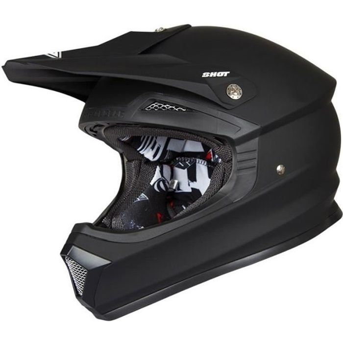 SHOT Casque Cross Furious Noir Mat