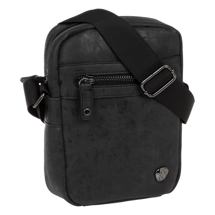 KINSTON Sacoche Noir Homme
