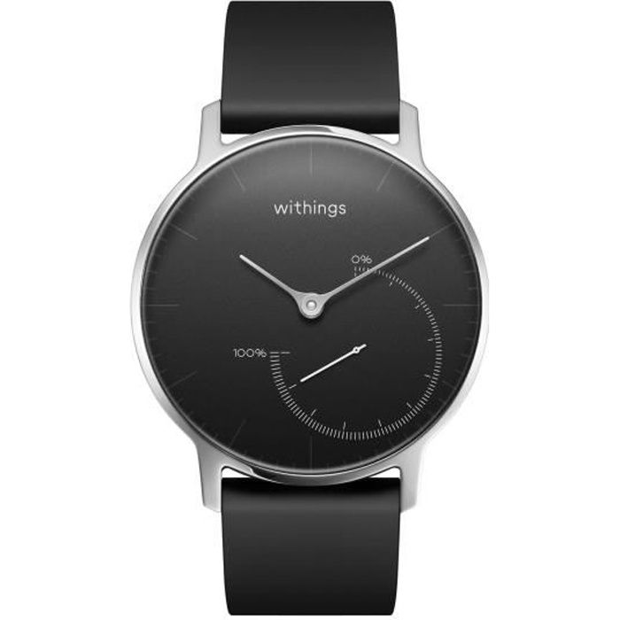 WITHINGS / NOKIA Montre tracker d'activité ACTIVITE STEEL Noir
