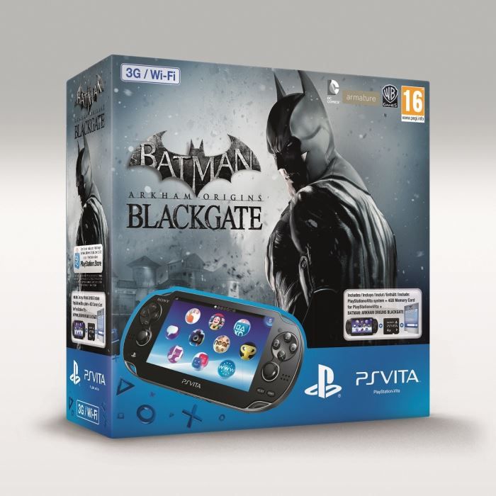 CONSOLE PS VITA + BATMAN + CARTE MEMOIRE 8 GO