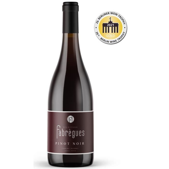 Fabrègues Sélection Pinot Noir2020 Pays d'Oc - Vin rouge de Languedoc-Roussillon
