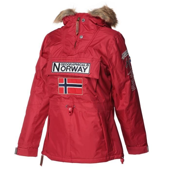 GEOGRAPHICAL NORWAY Parka Boomera New 056 - Femme - Rouge
