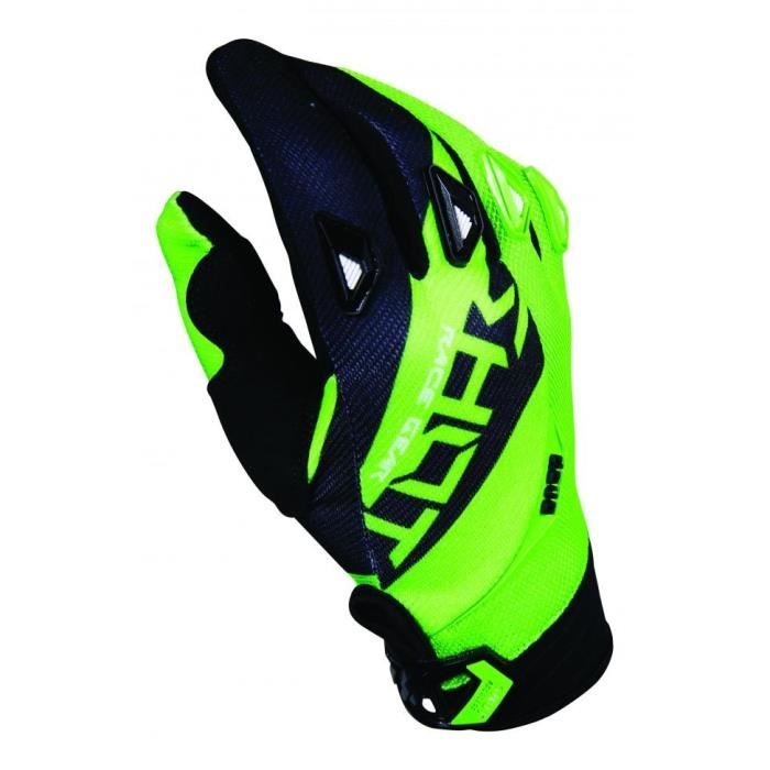 Gants Cross Devo Alert - SHOT - Néon Vert - Noir