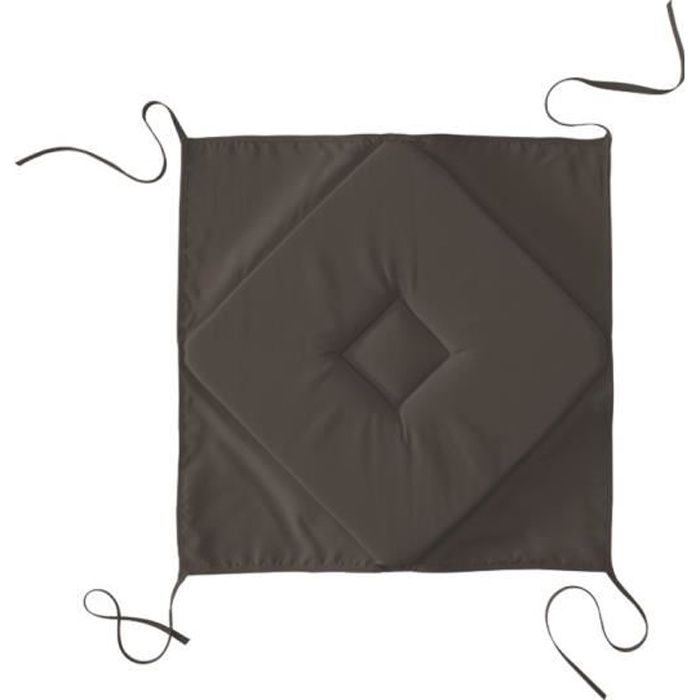 Galette de chaise 40x40 cm Bronze