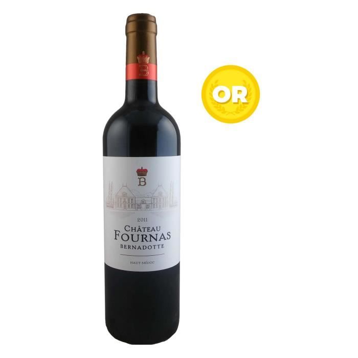 Château Fournas Bernadotte 2011 Haut-Médoc - Vin rouge de Bordeaux