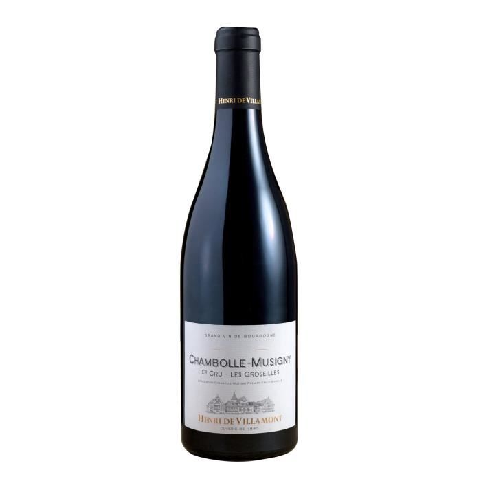 Henri de Villamont 2013 Chambolle Musigny 1er Cru -Les Groseilles- - Vin Rouge de Bourgogne