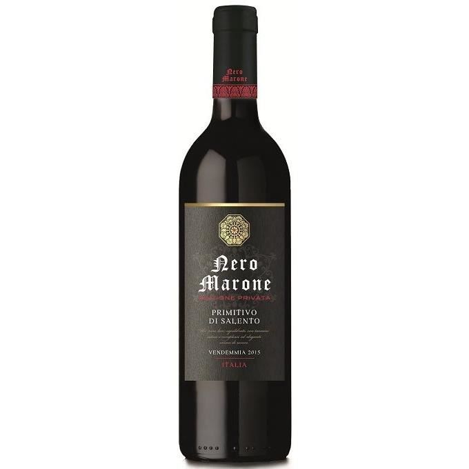 NERO MARONE Salentino Primitivo Vin d'Italie - Rouge - 75 cl - IGP