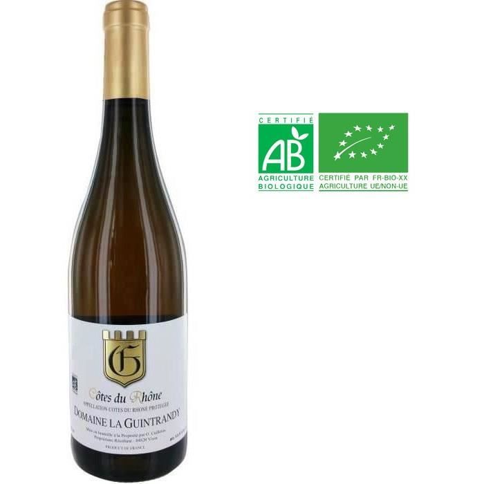 Domaine La Guintrandy 2018 Côtes du Rhône - Vin blanc des Côtes du Rhône Bio