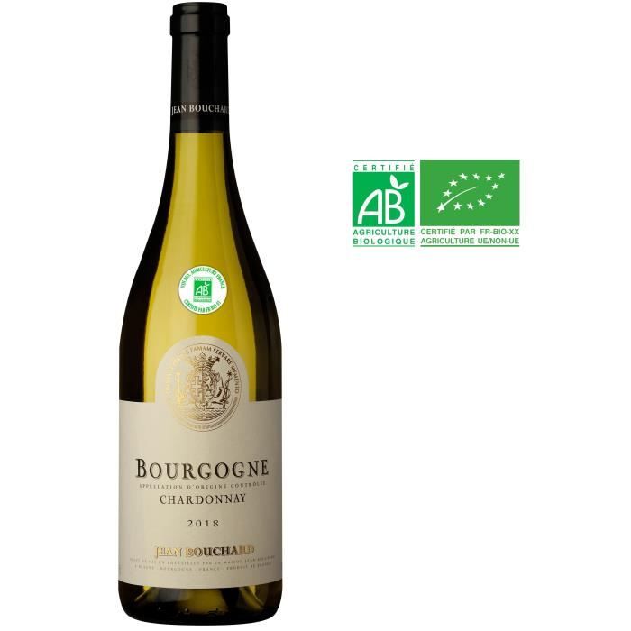 Jean Bouchard 2018 Bourgogne Chardonnay - Vin blanc de Bourgogne - Bio